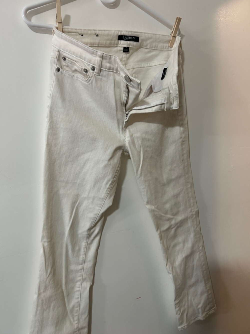 Lauren Ralph Lauren Off-White Slim Men's Jeans